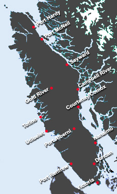 Vancouver Island Map